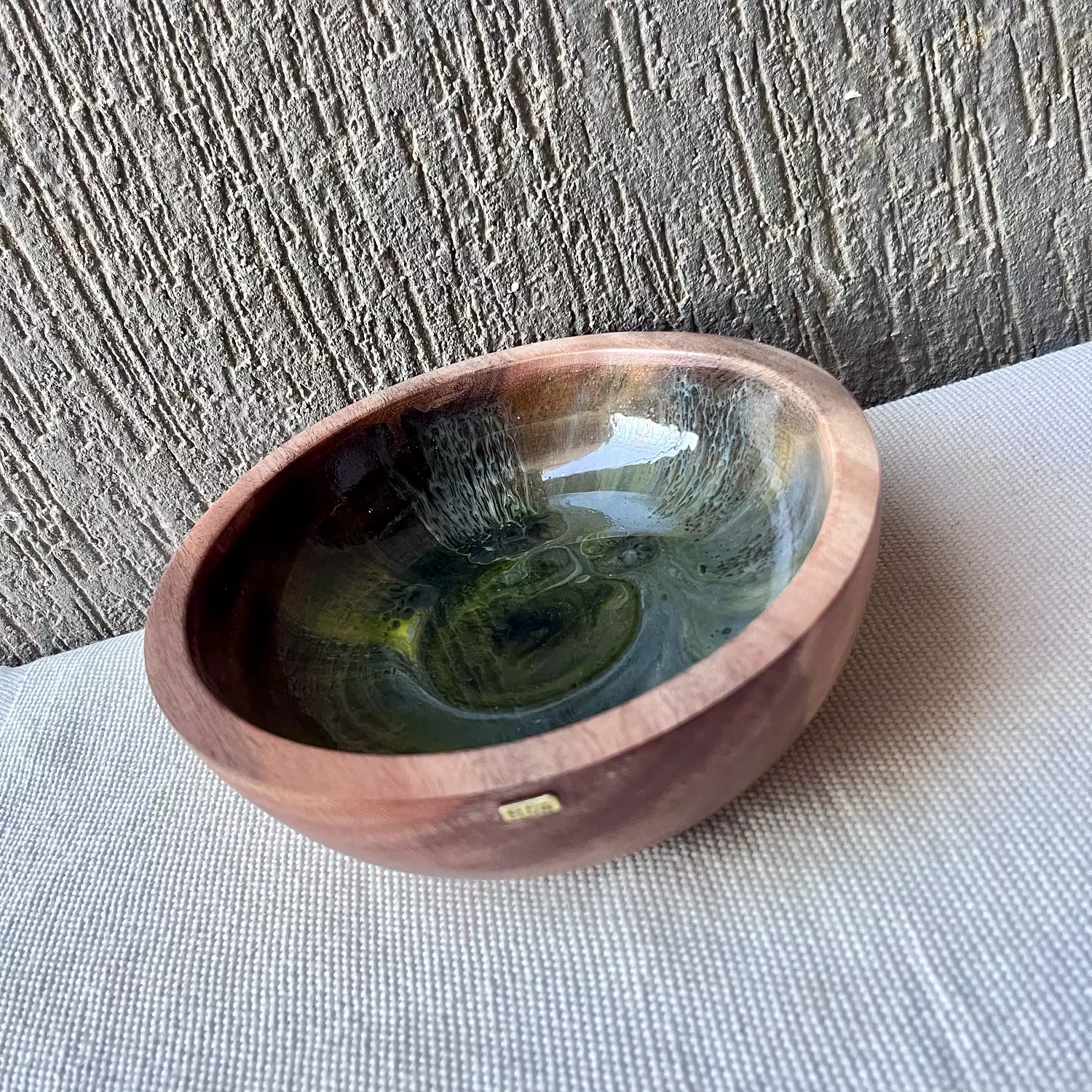 Green Wood Bowl 5