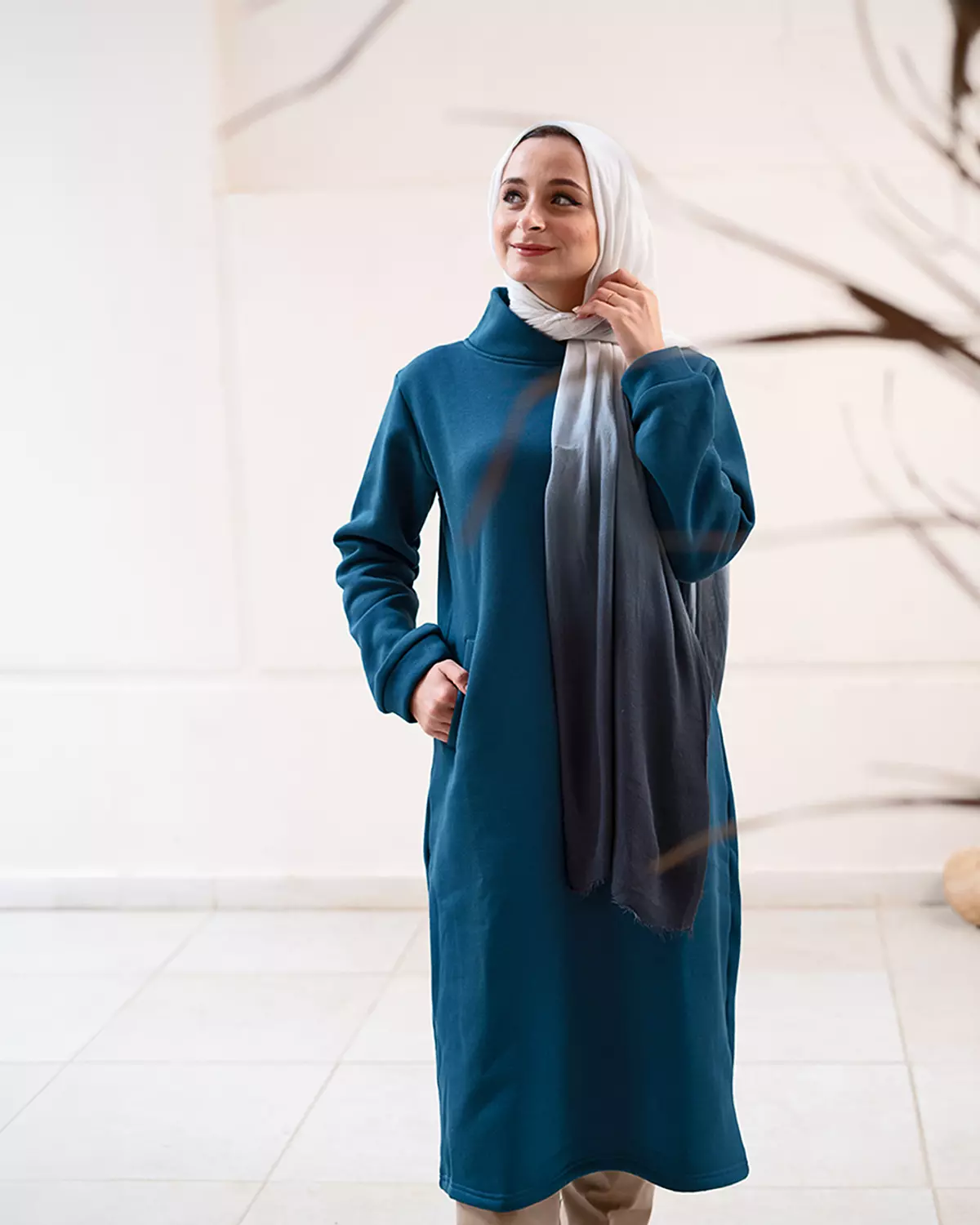 Puprle Melton Dress 7