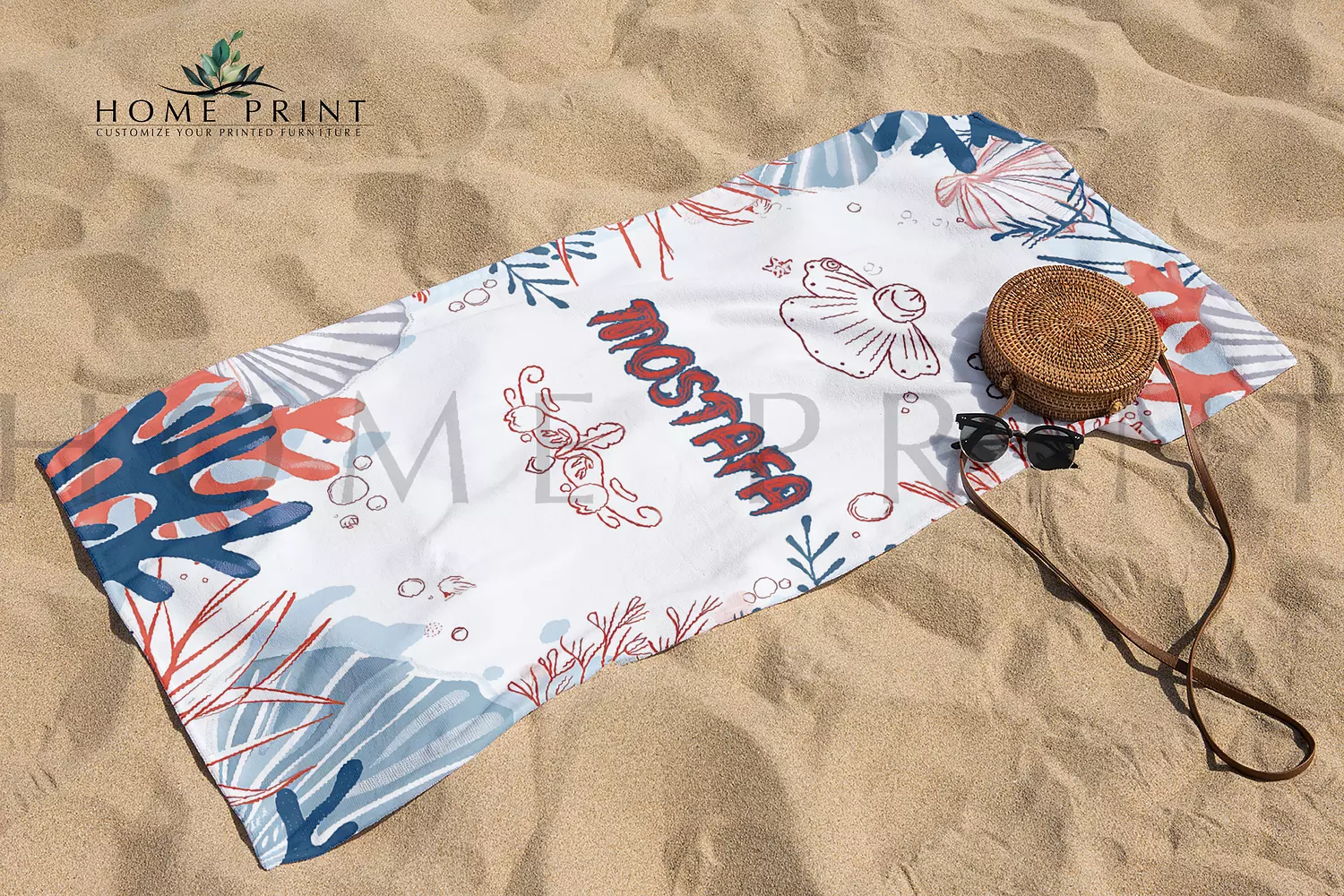 Microfiber Towel  - Seaweed - Multi Color Design  image