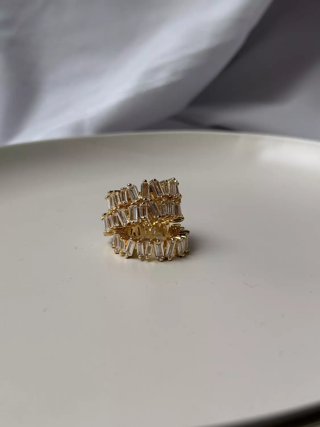 Crystal tennis ring image