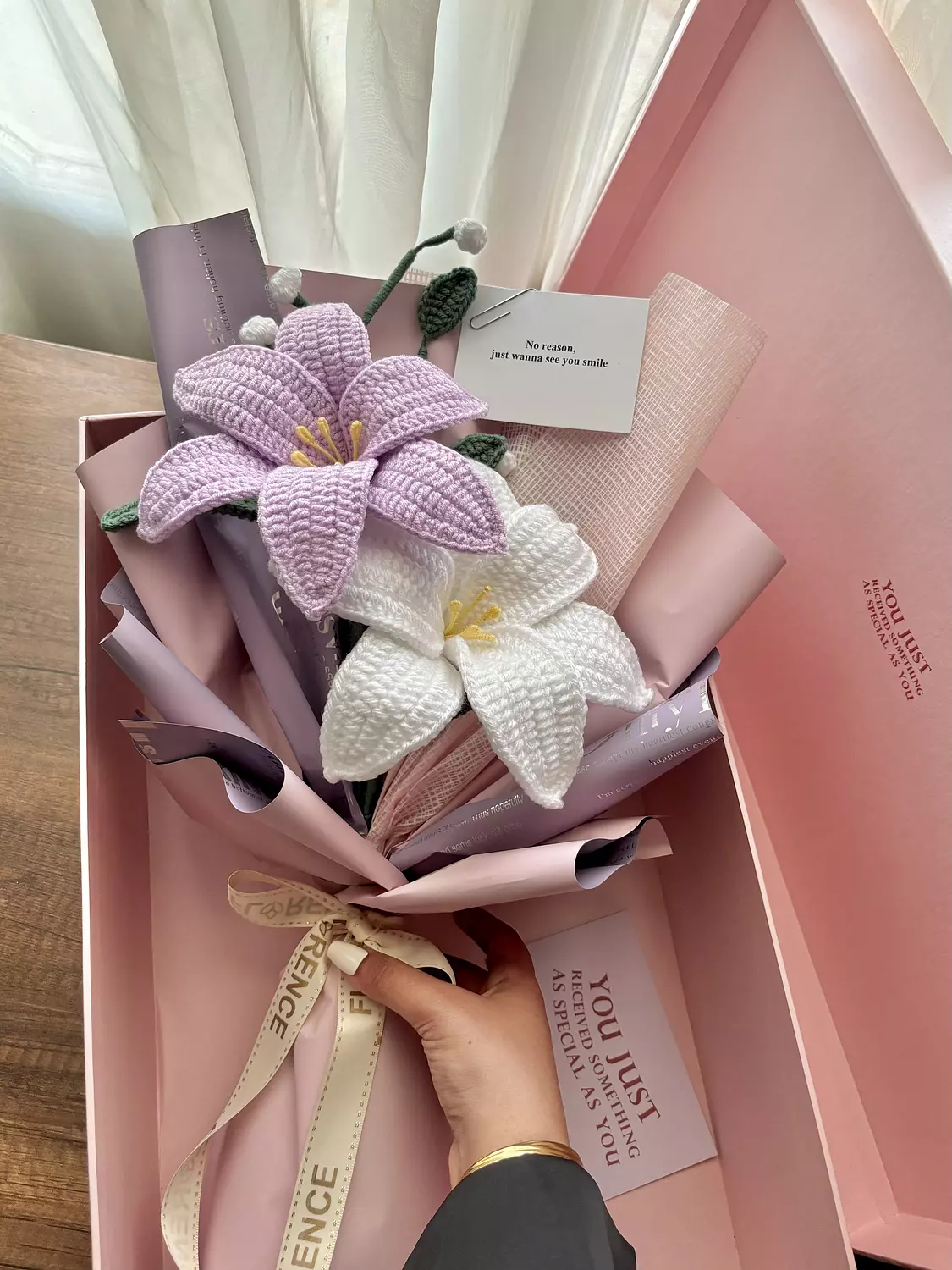 Your Sky – Purple Edition | Handcrafted Crochet Flower Bouquet 1