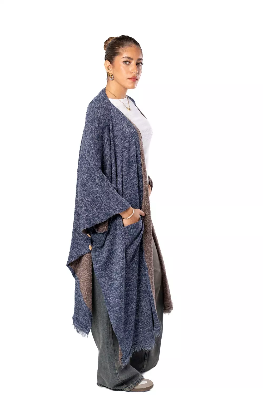 Haven Double Face Poncho 13