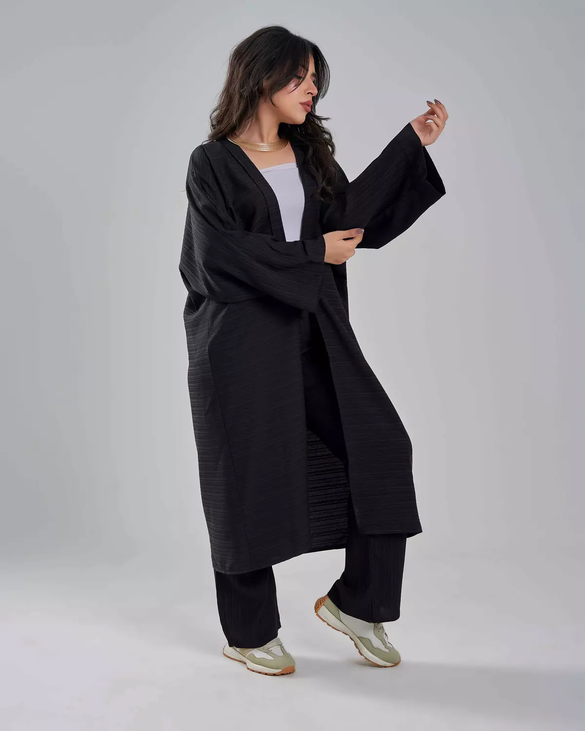 Relaxed Kimono Set - Premium Black 1
