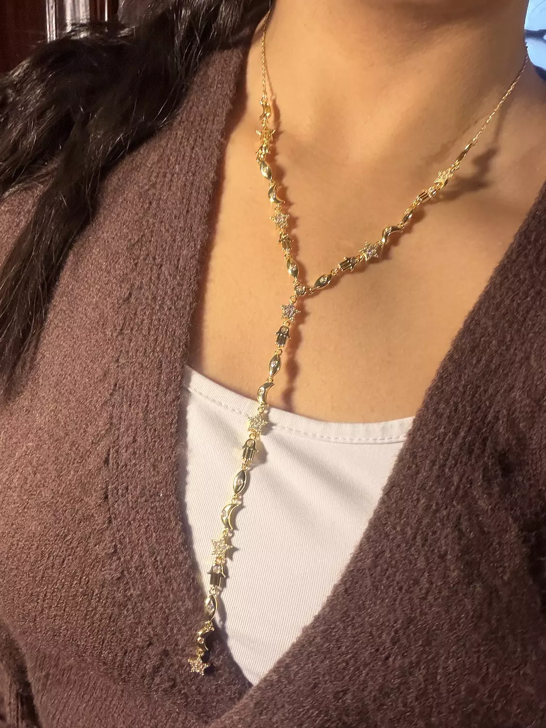 Celestial Y Necklace hover image