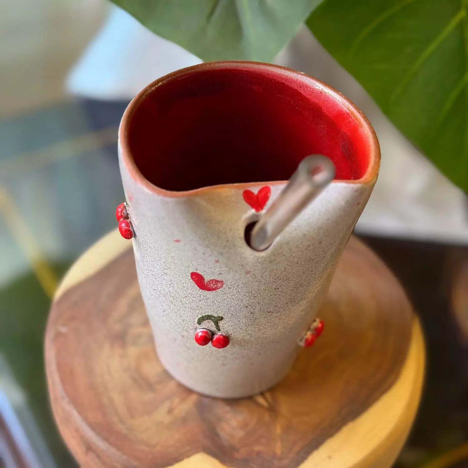 Cherry straw cup 3