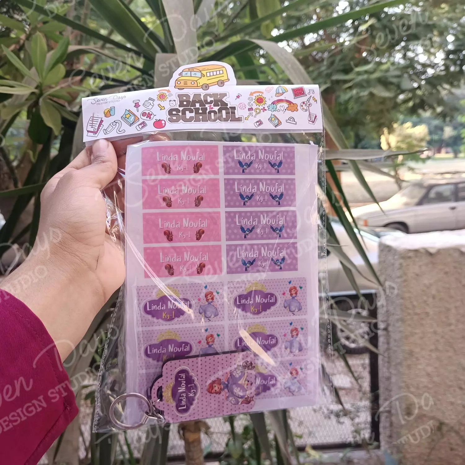 Princess Sofia School Labels 3