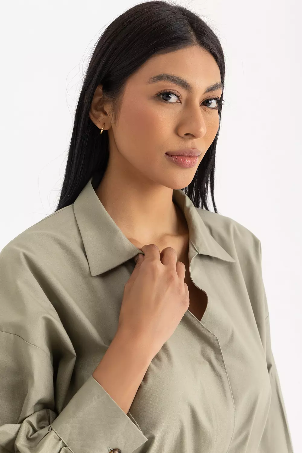 The Oxford Pola Shirt Dress 9