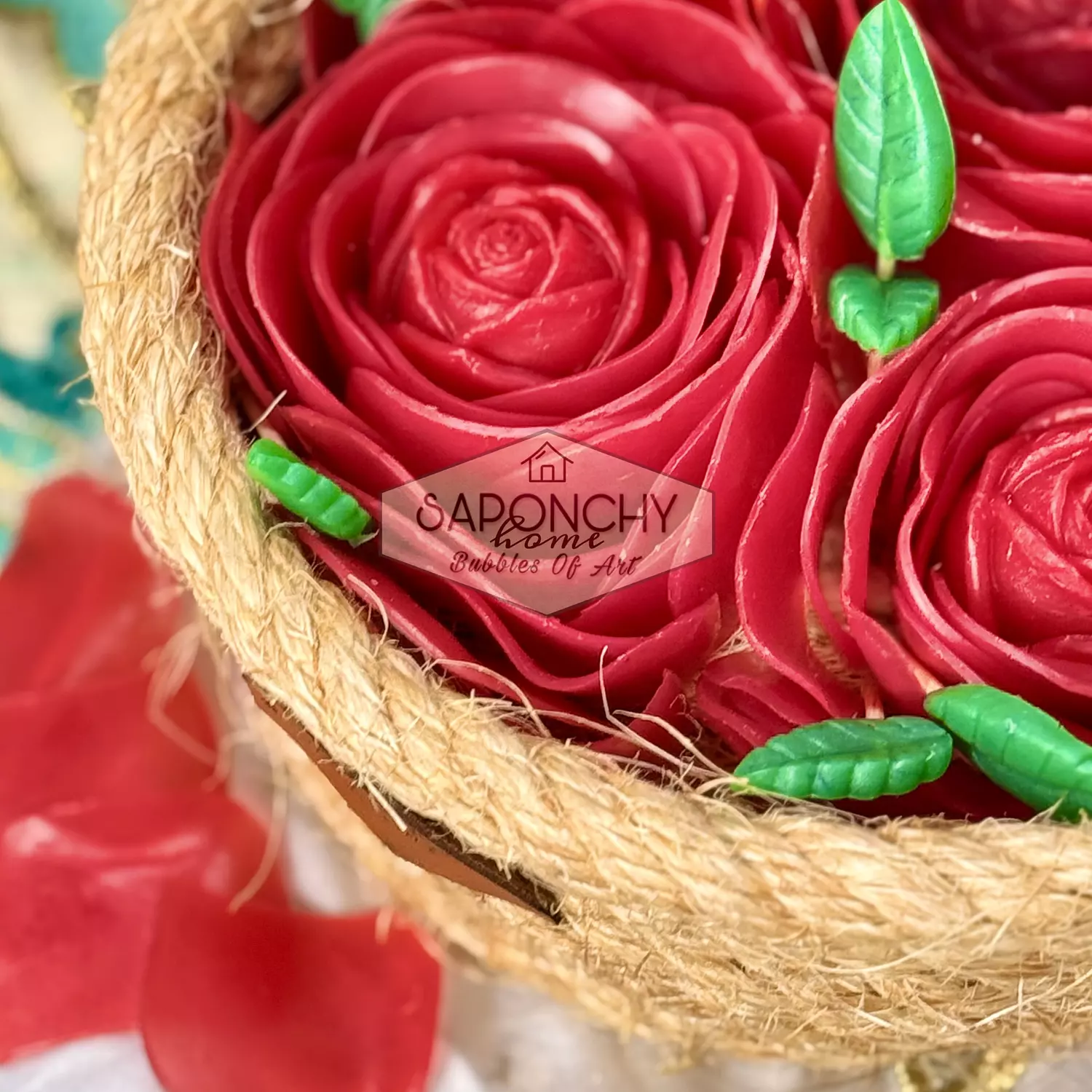 ROSE SOAP BASKET 2