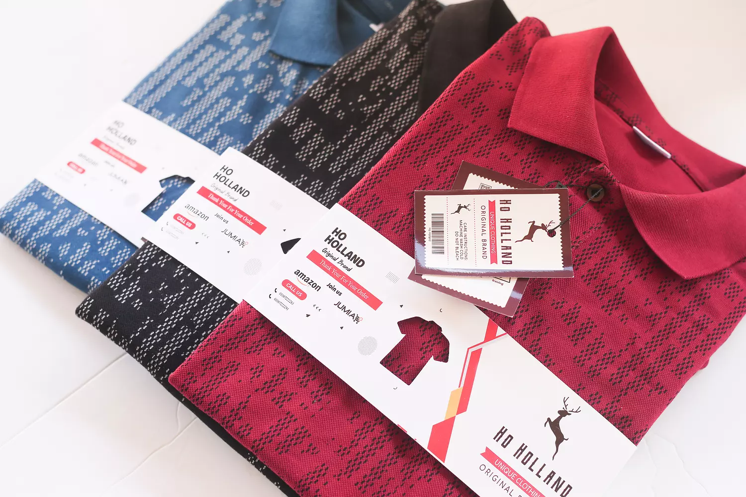 Polo T shirt - Maroon (Lines)   2
