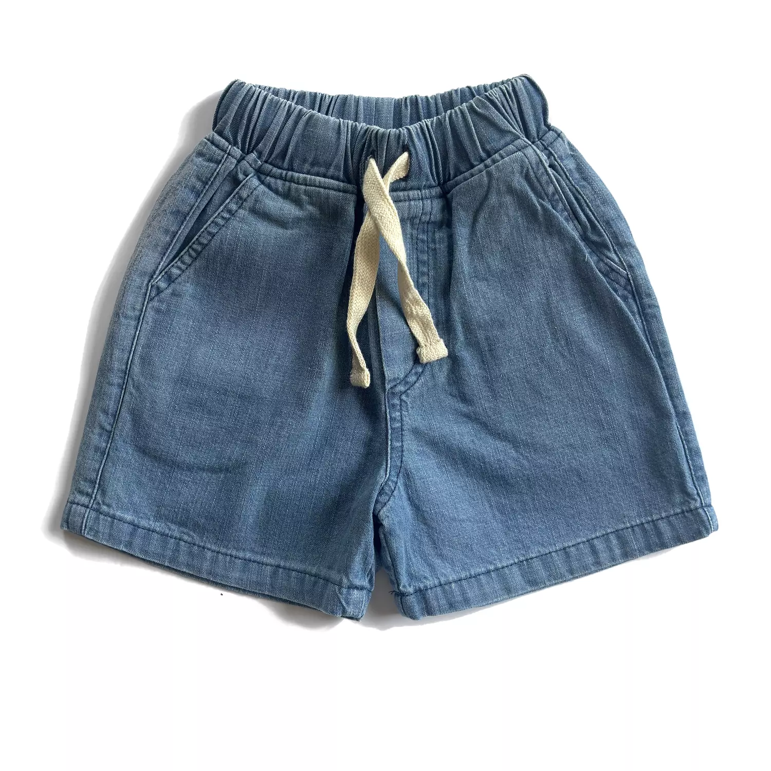 Light Wash Denim Boys Shorts  image
