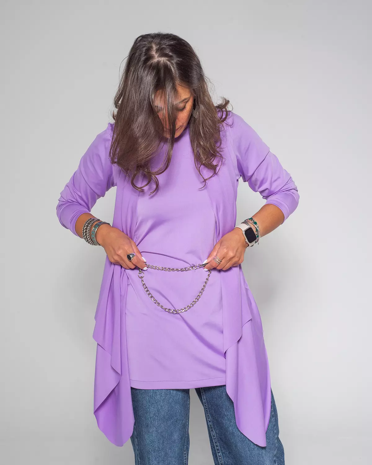 Drift lines top (lavander) 3