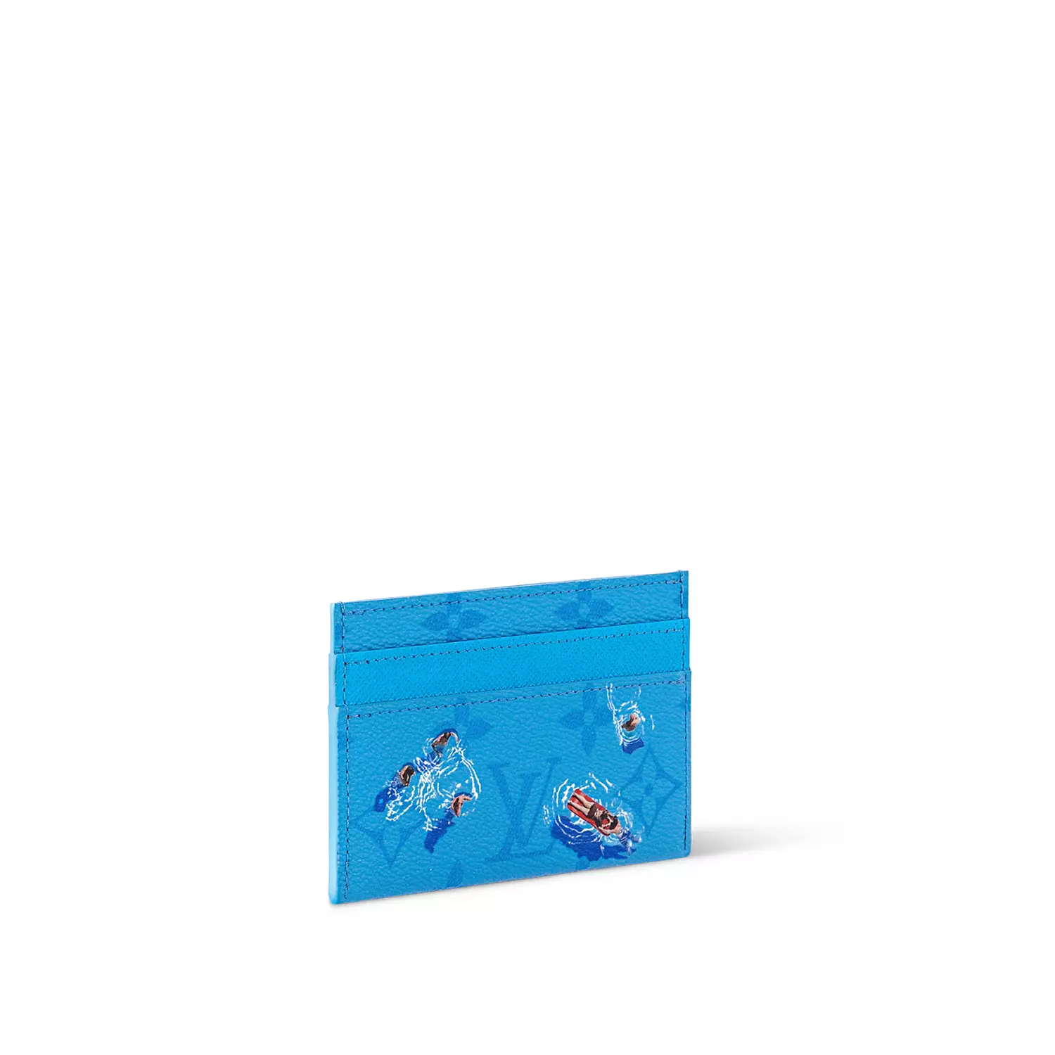Louis Vuitton Pool Double Card Case in Blue Lagoon hover image