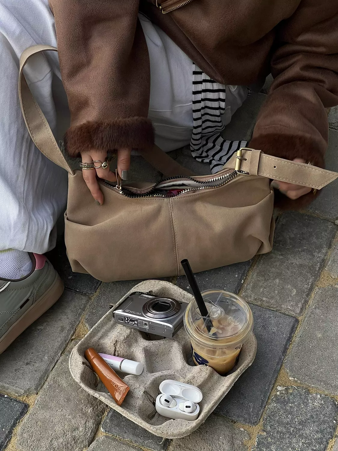 Evelina handbag - beige  4