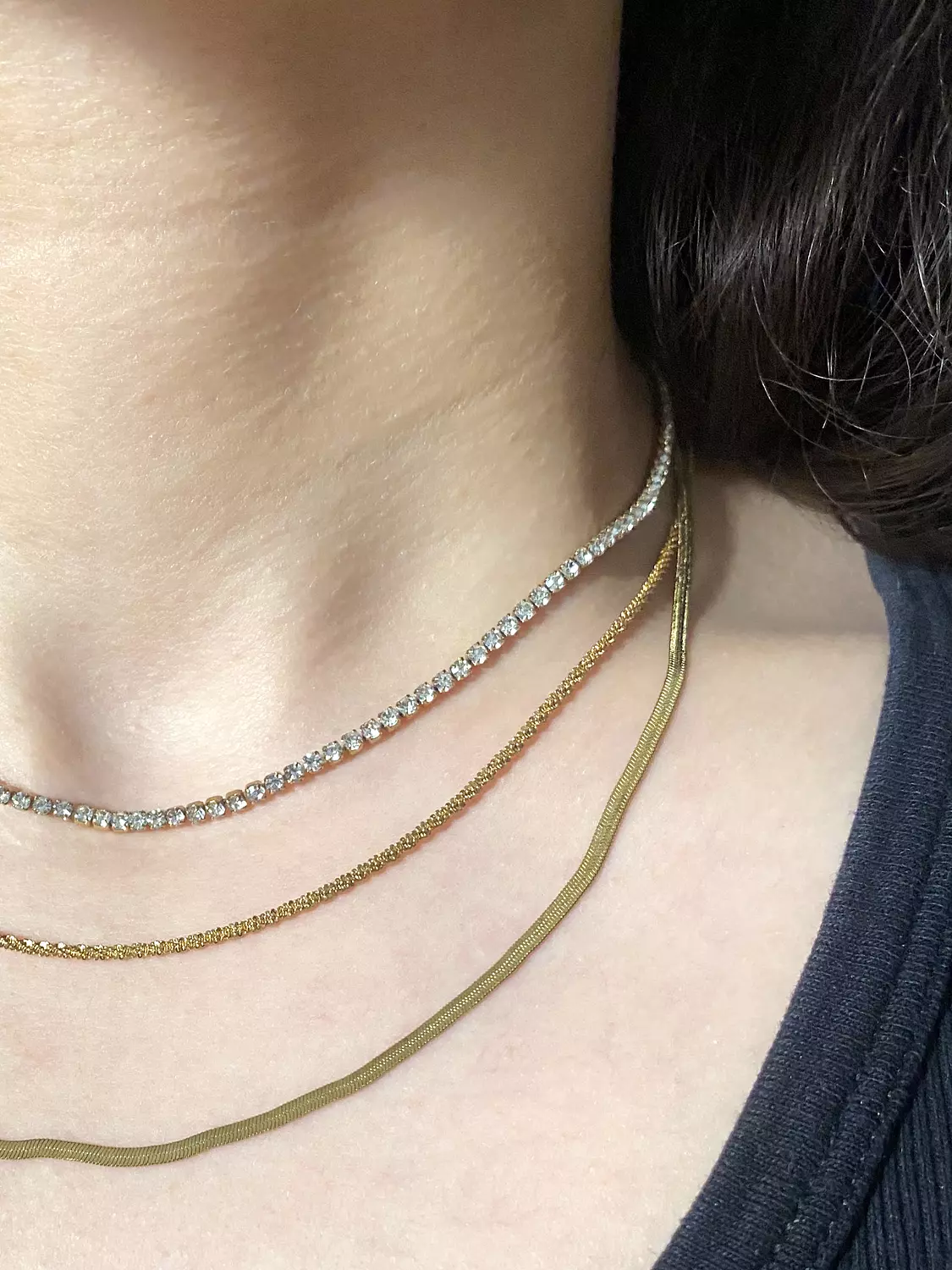 Layered Tennis Necklace 3