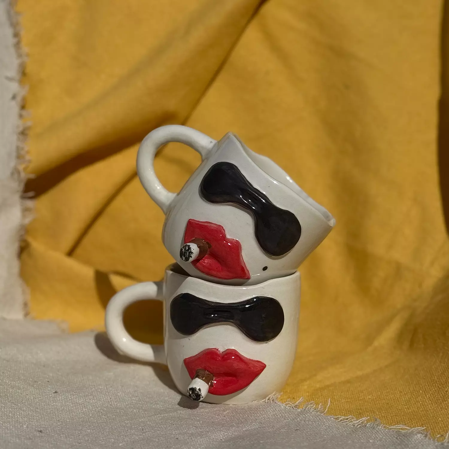 ZigZag Black & Red Cigarette Mug 2