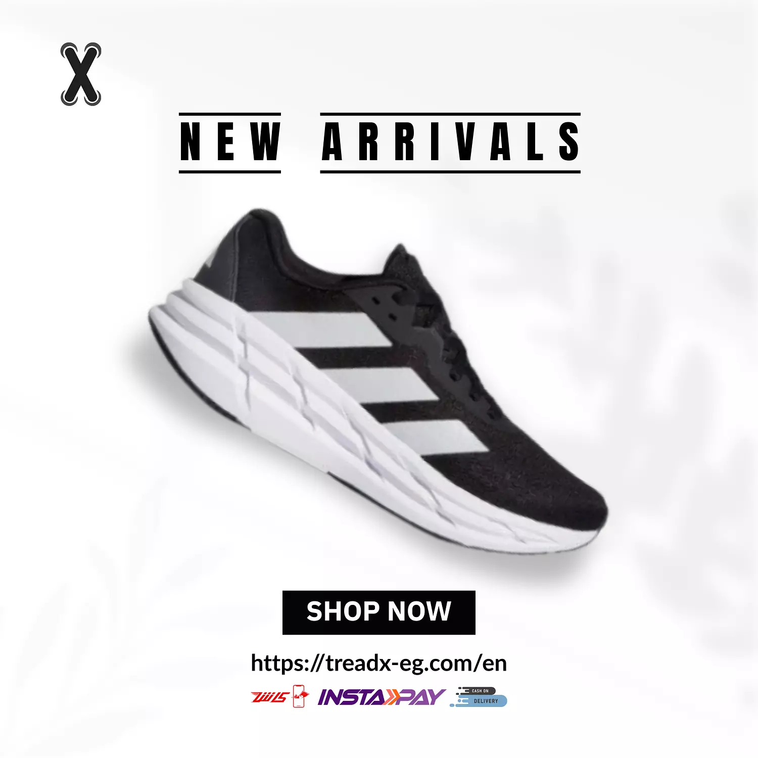 Adidas Adistar Turbo Black White image