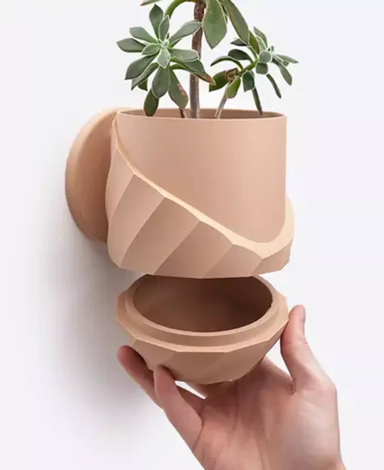 Cracked Spiral Planter hover image