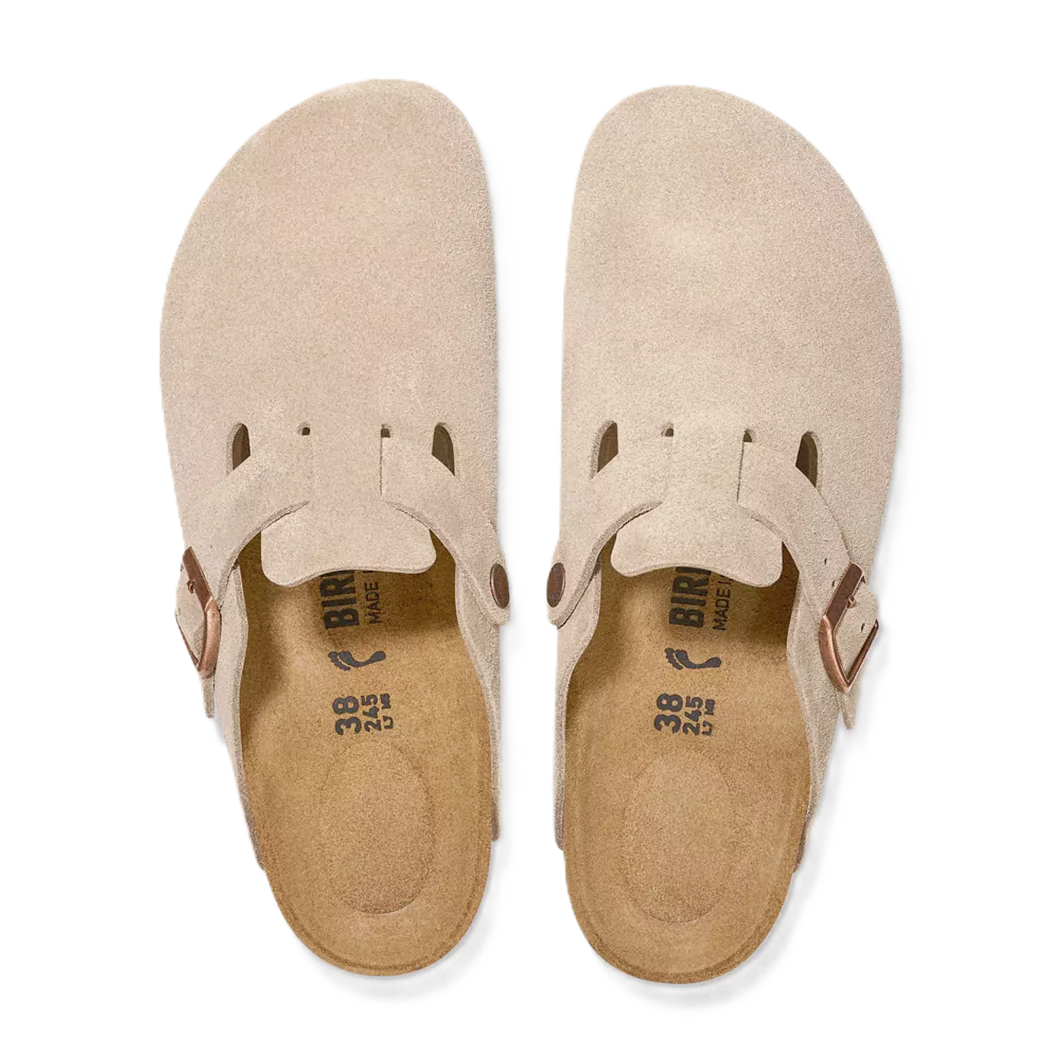 Birkenstock Boston Beige Suede 3