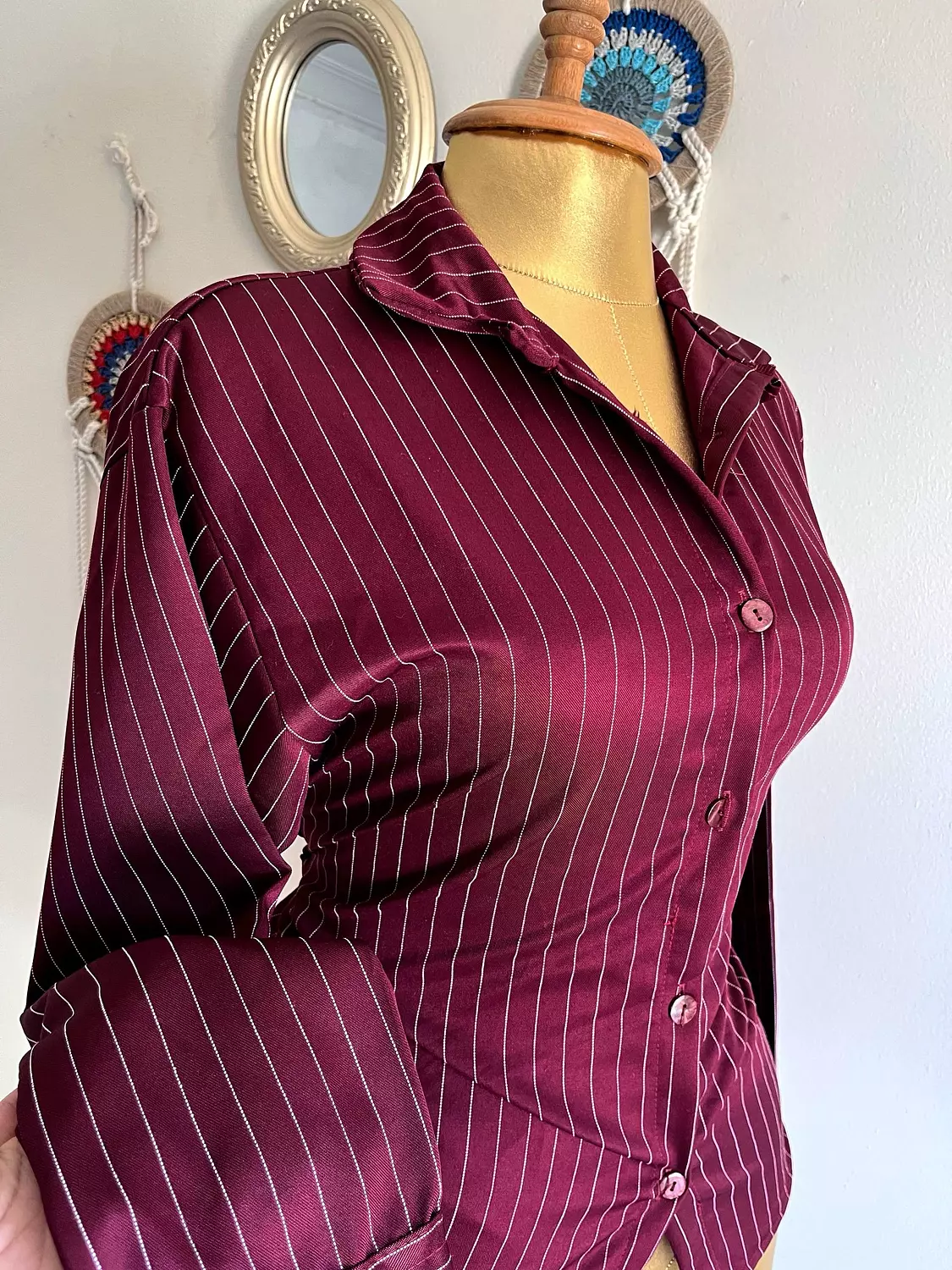 Corset stripe chemise 3