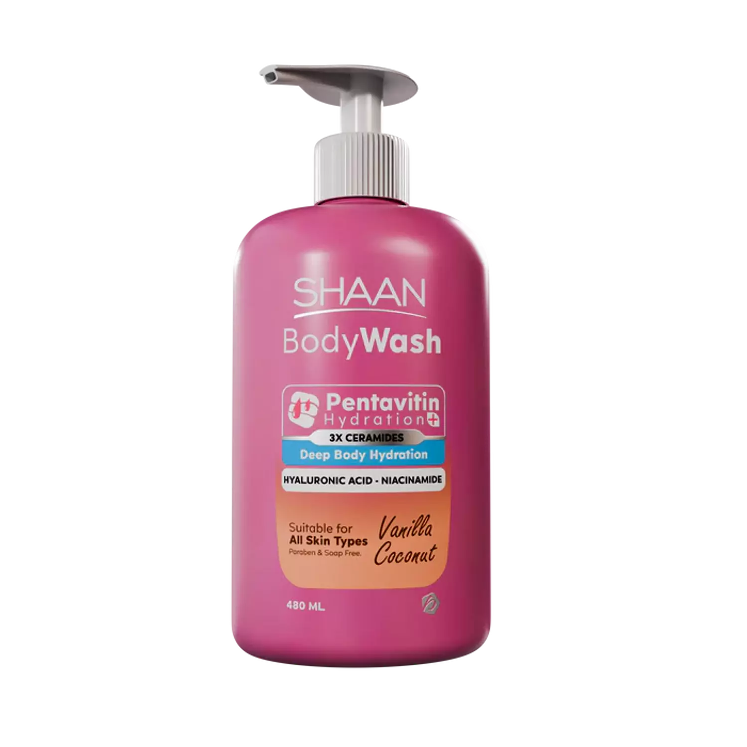 SHAAN Vanilla Coconut Hydrating Body Wash 480 ml image