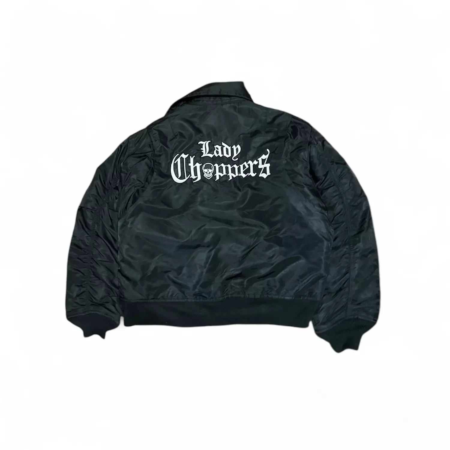 Vintage Delta Lady Choppers Bomber Jacket image