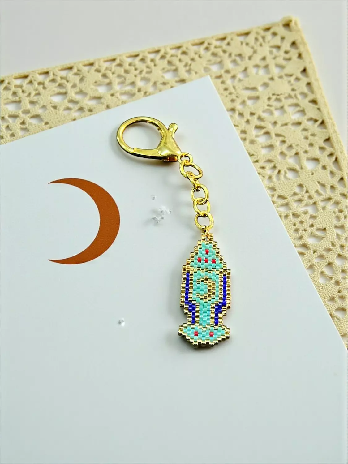Colorfull Fanous Ramadan Bag charm image