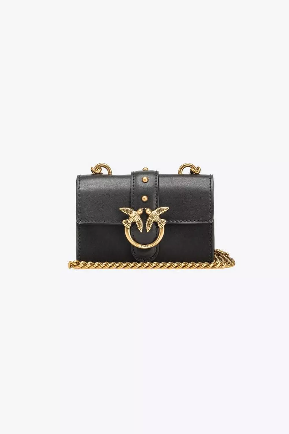 Micro Love Bag One Simply BLACK-ANTIQUE GOLD image