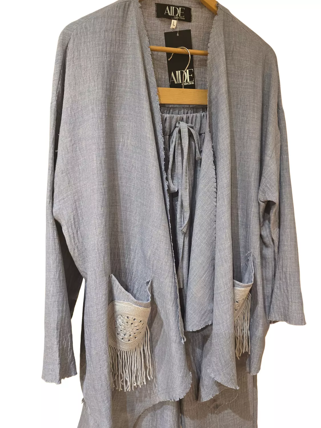 Linen jober pocket suit 7