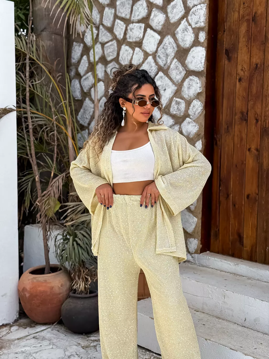 Sparkle knit set  2