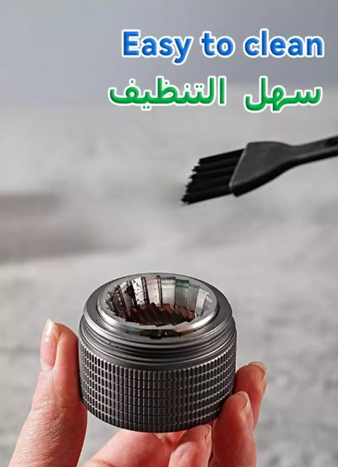 Stainless Steel Seven Cone Manual Coffee Grinder Silver(Compatible with exposed port filter arm) 6