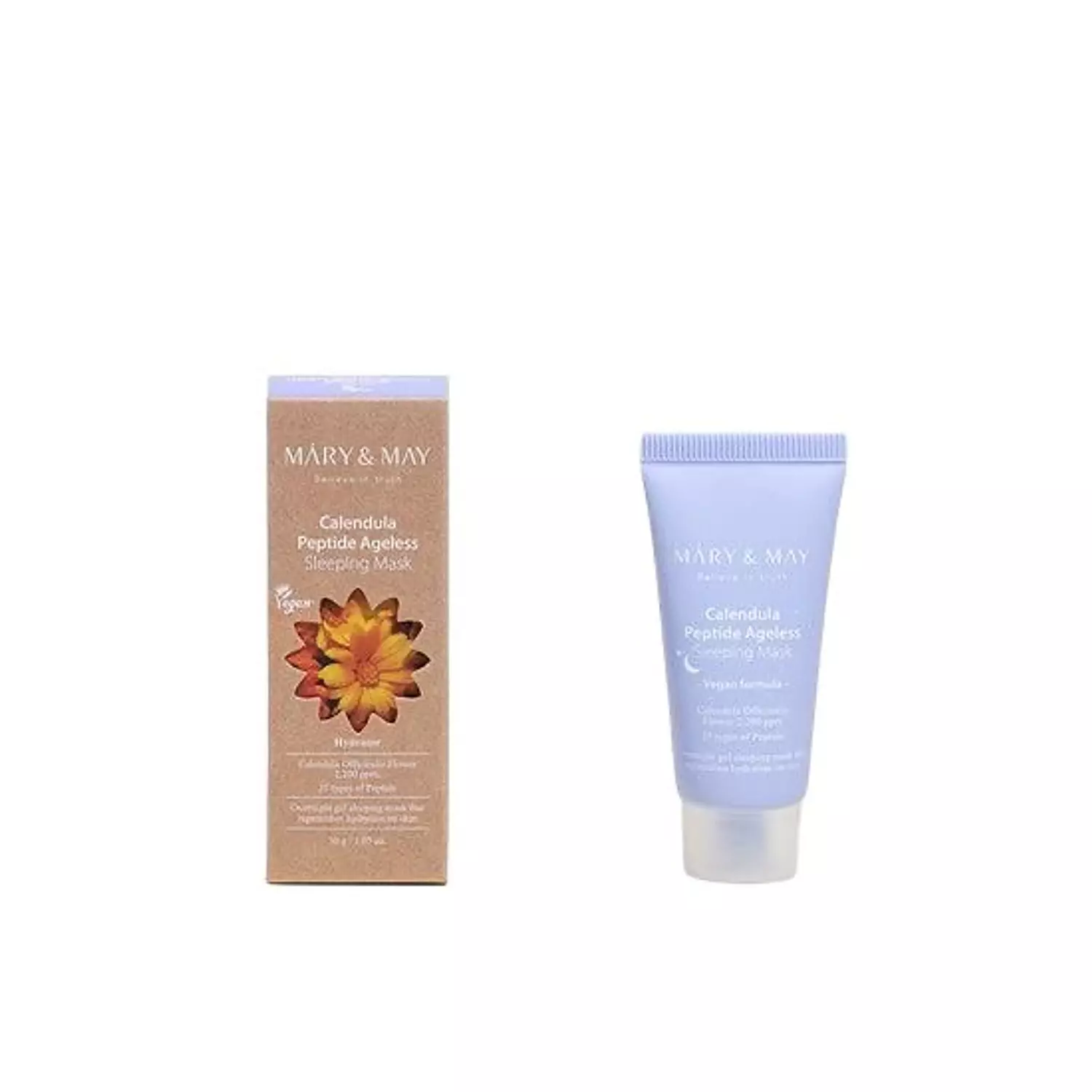 Mary and may calendula peptide ageless sleeping mask  30 g  1