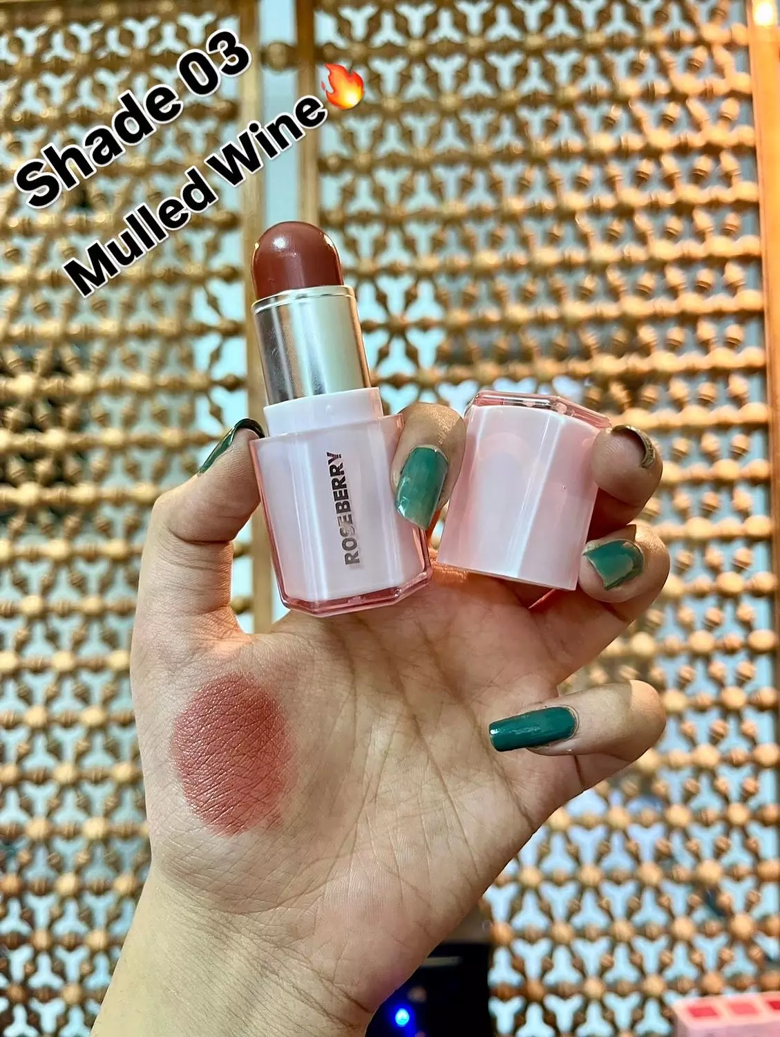 Blush stick Roseberry Dupe Sheglam 3