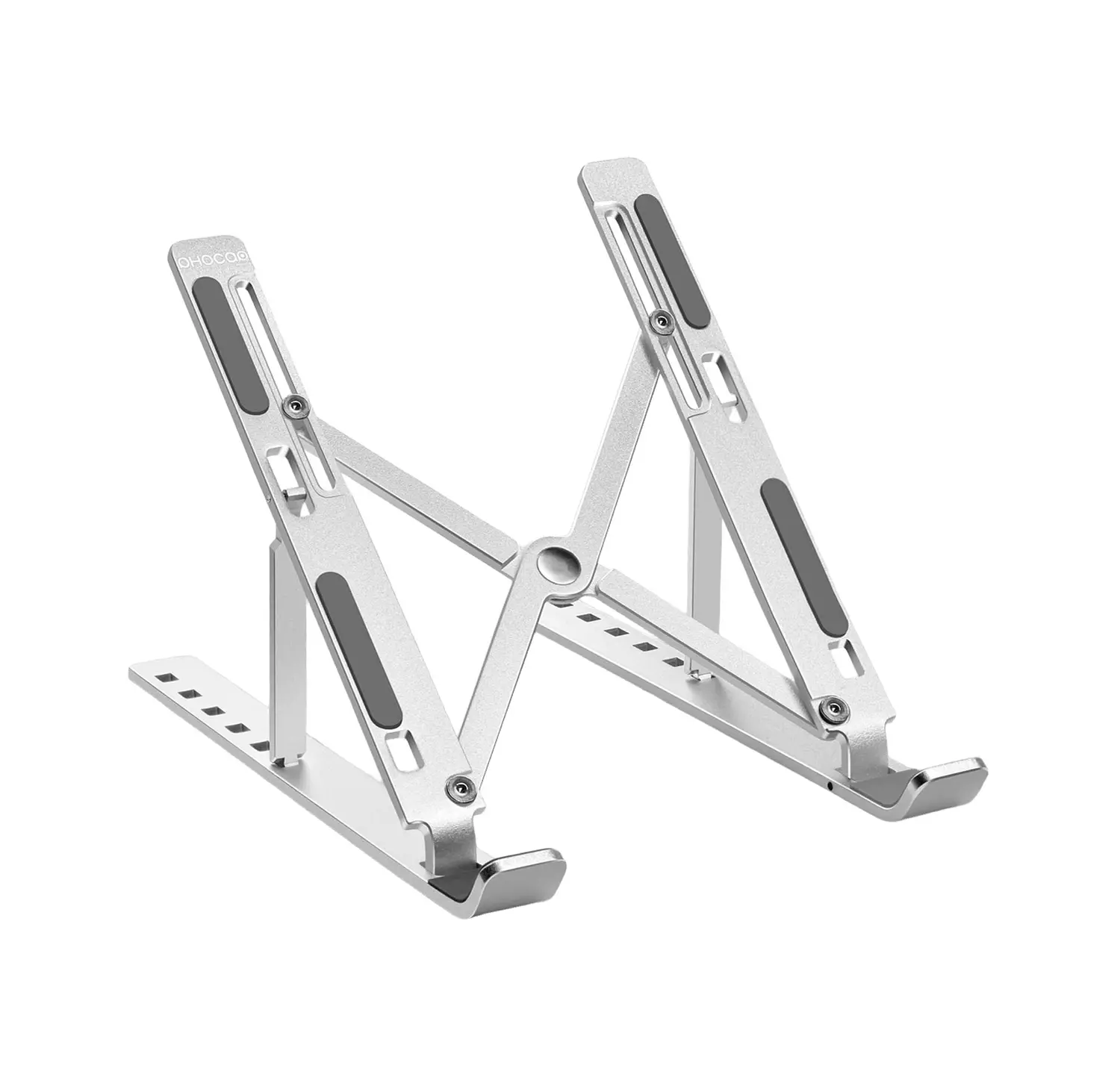 Creative Foldable Laptop Stand with 6-Level Lift Gray image