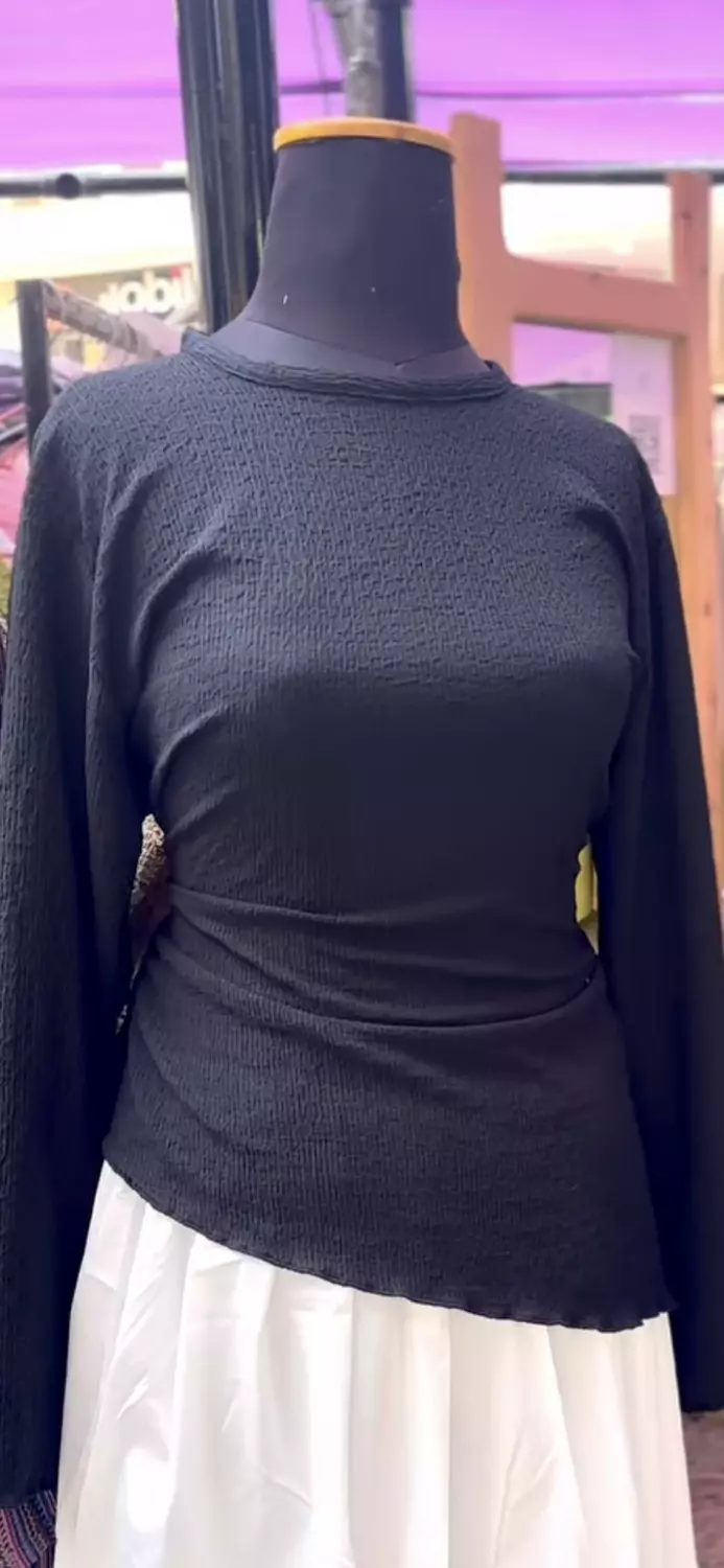 Everyday Essential Black Blouse image