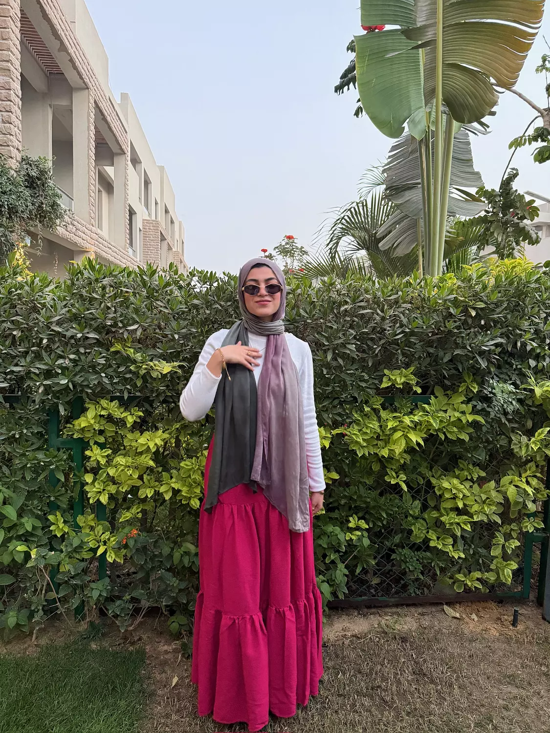 Nabeela Skirt - Hot Pink 2