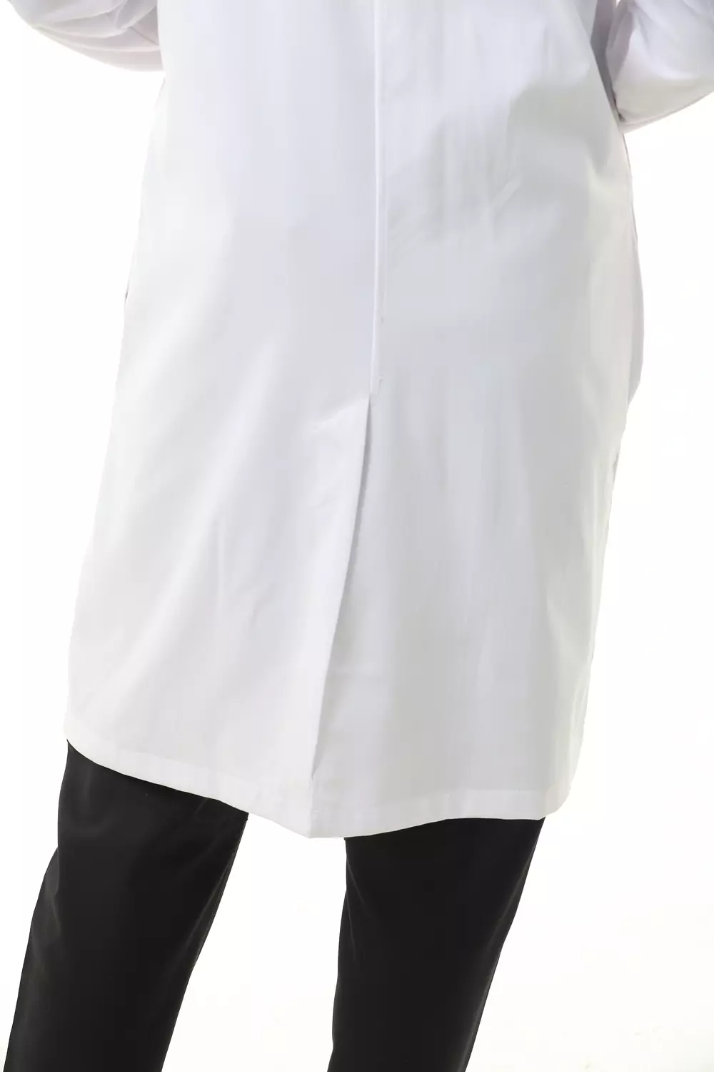 White Elegance Lab Coat Long 7