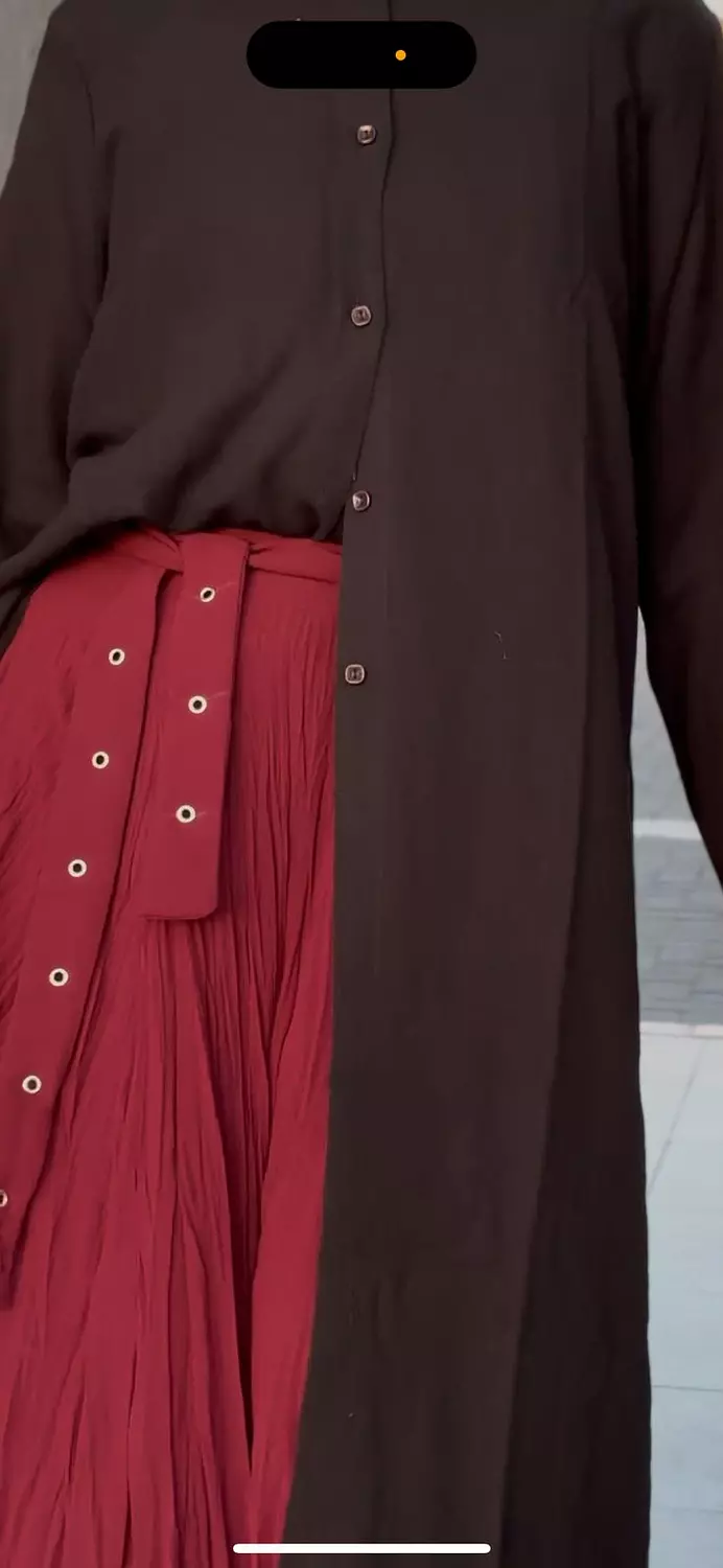 Whisper Skirt in Burgundy 1