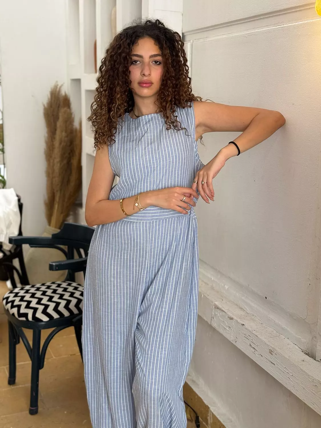 Striped Jumpsuit  3