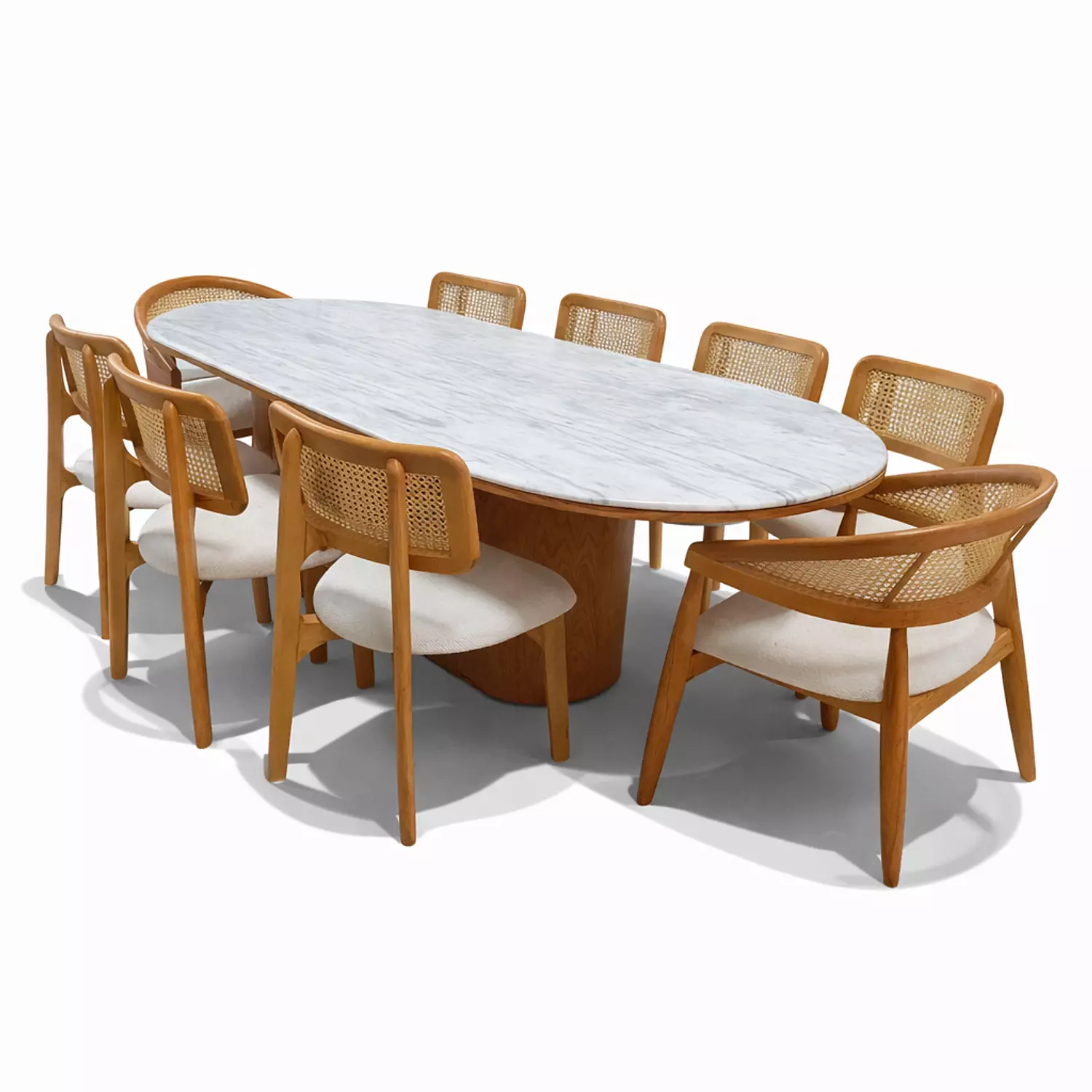 Luxe dining table hover image