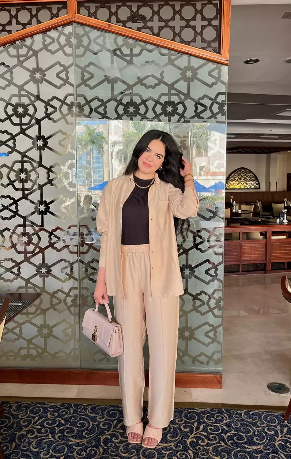 Beige Linen Comfy Set image