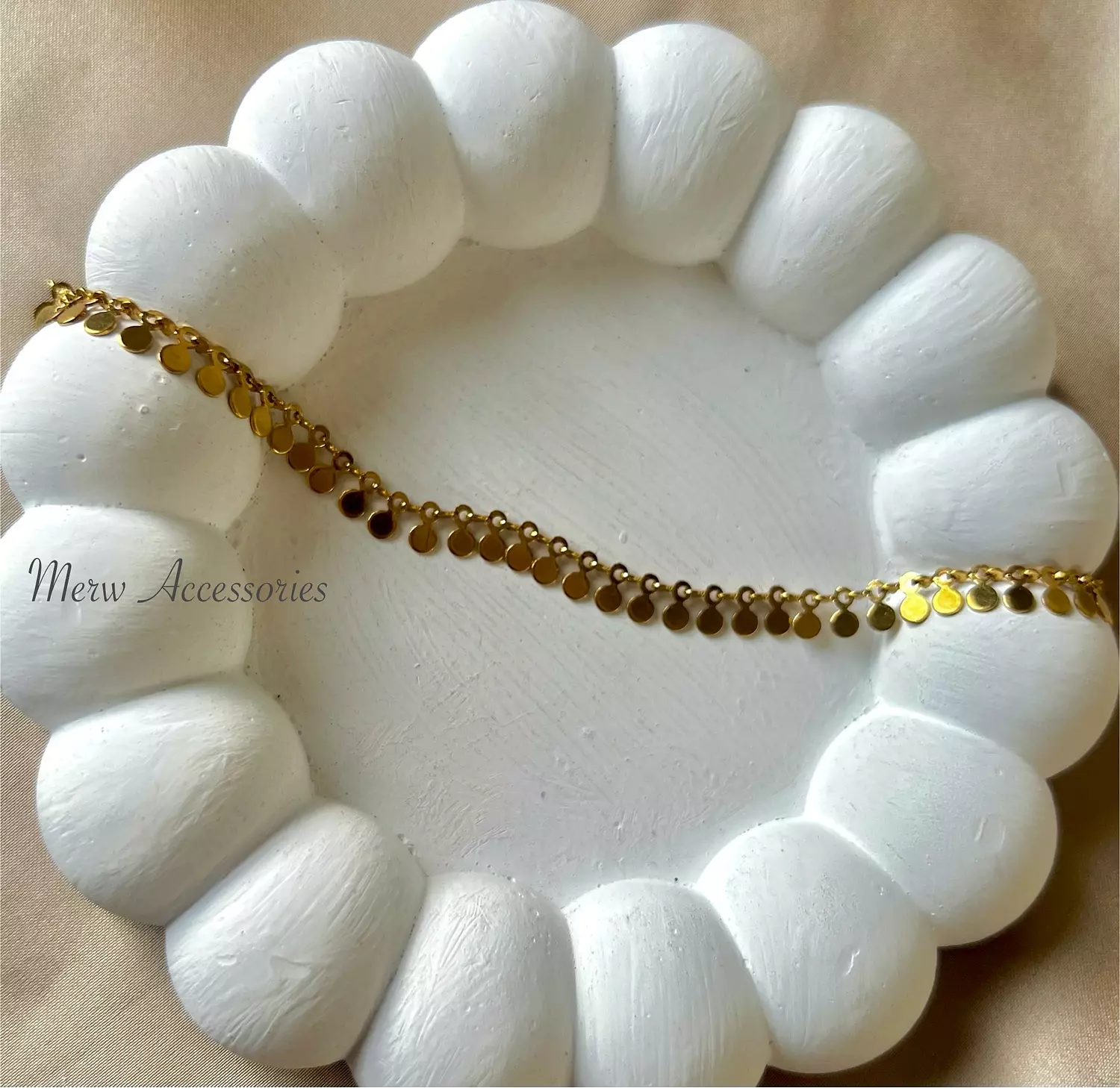 Small circles anklet 1