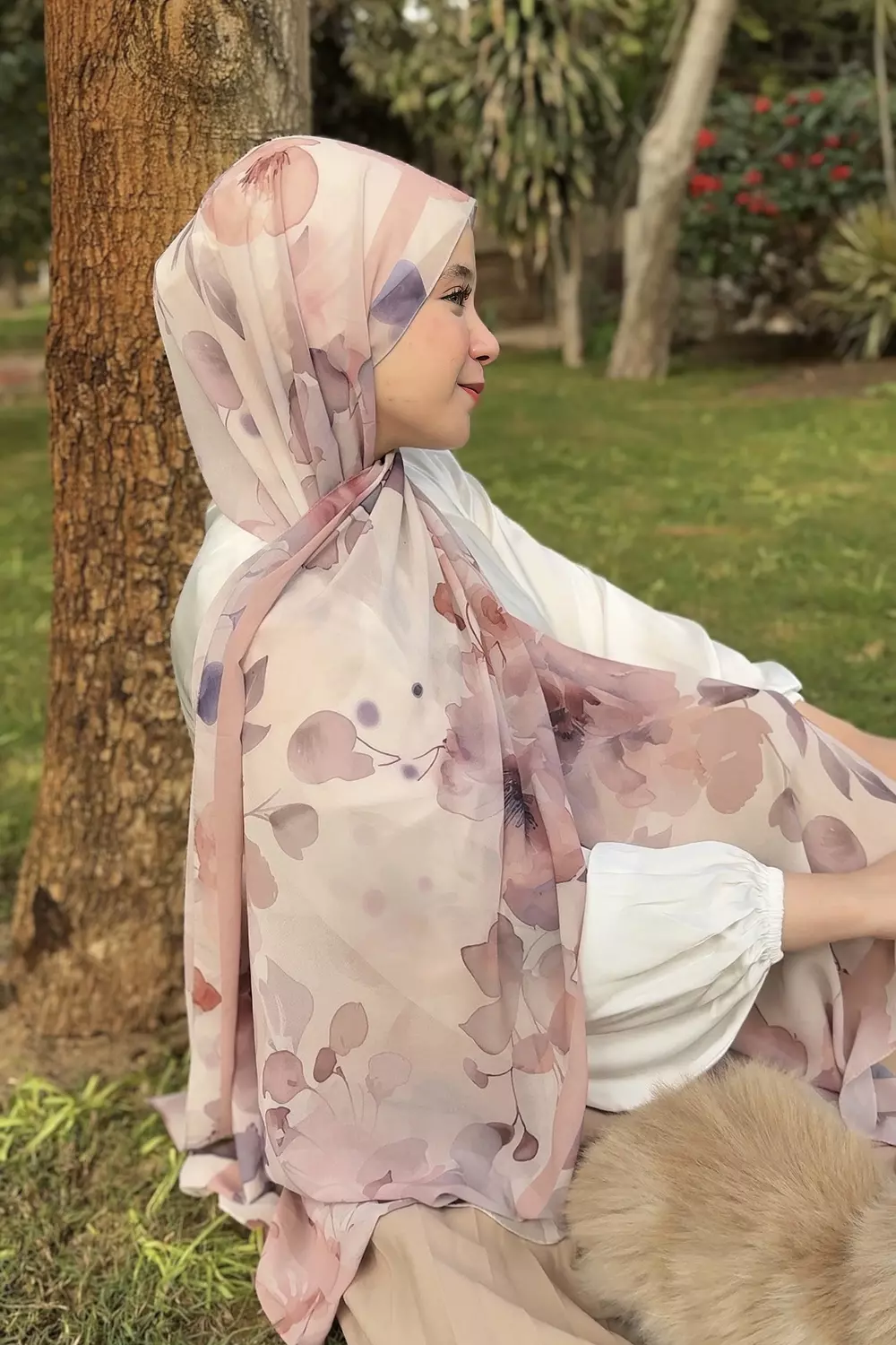 Blush breeze in chiffon  image