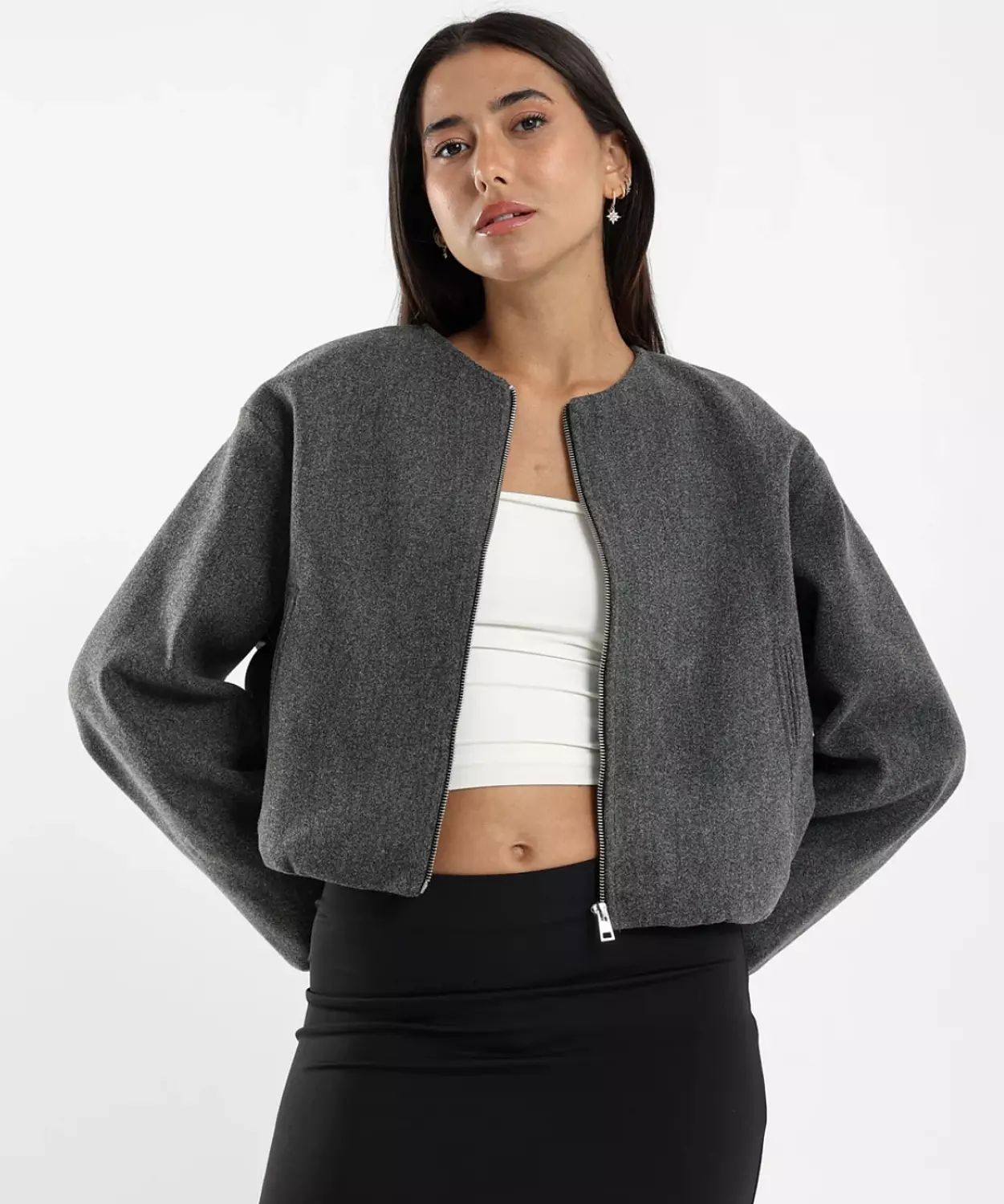 Bombered wool jacket 9