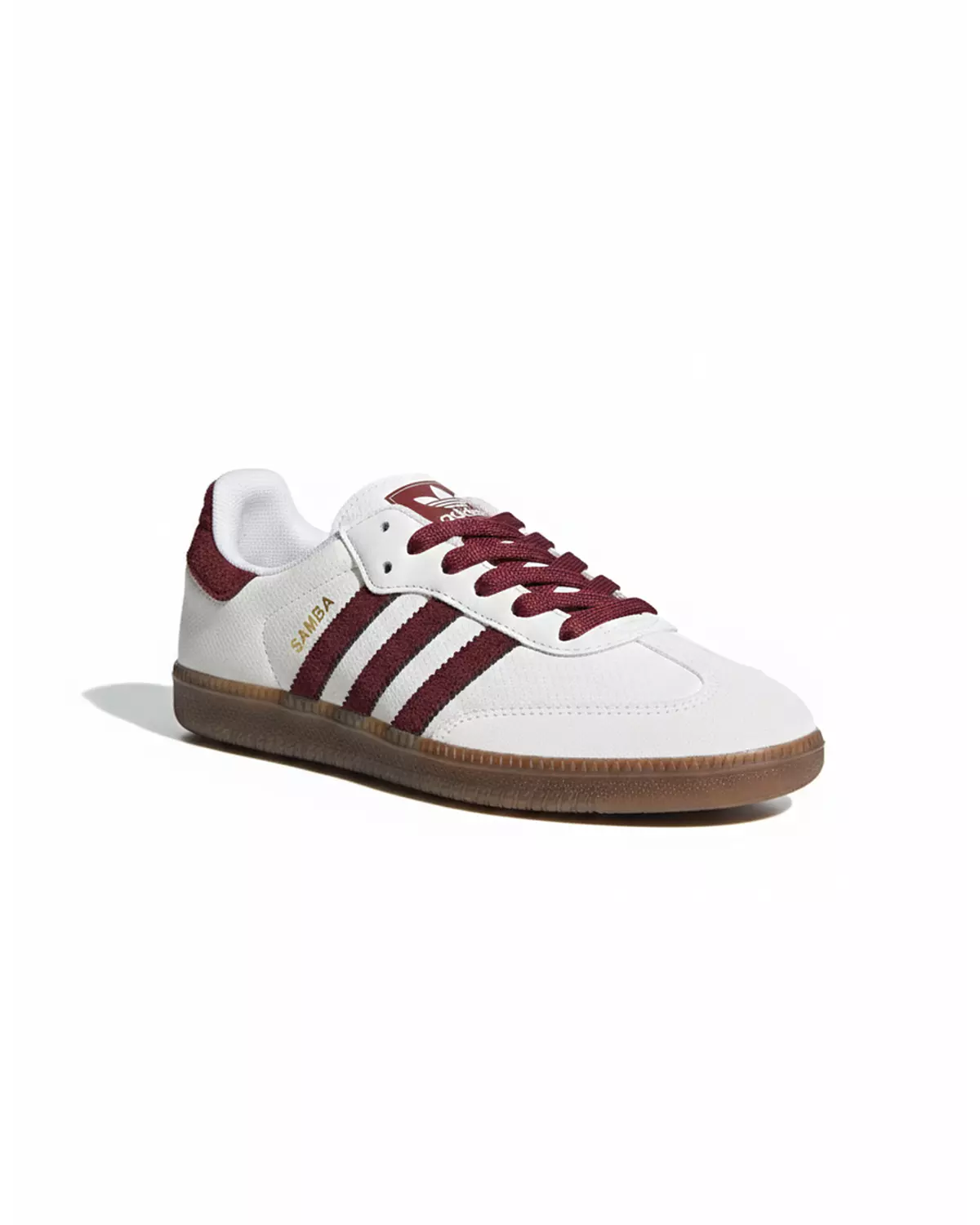 adidas samba shoes for women - white Burgundy 3