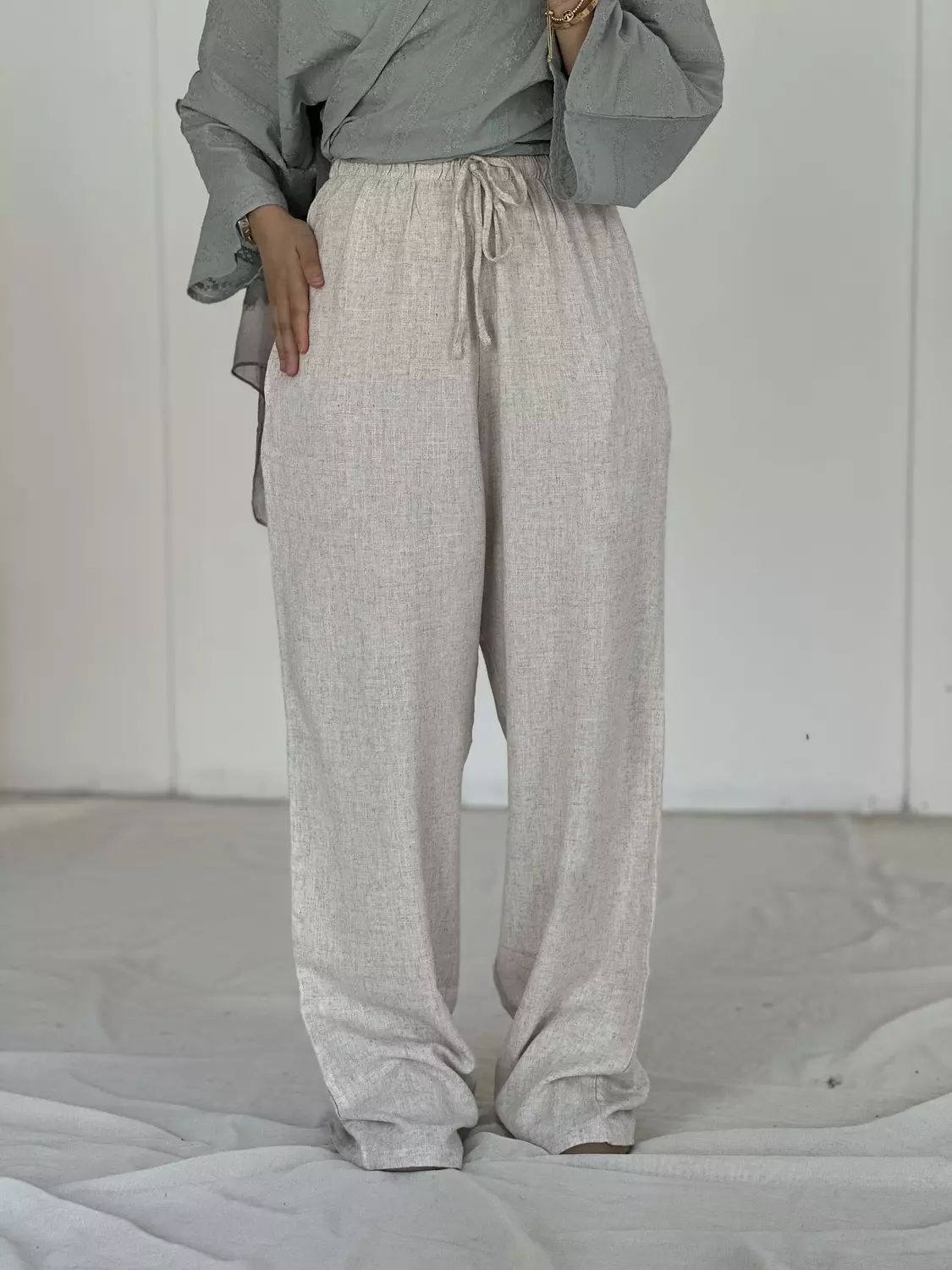 Linen Pants With Pockets  1