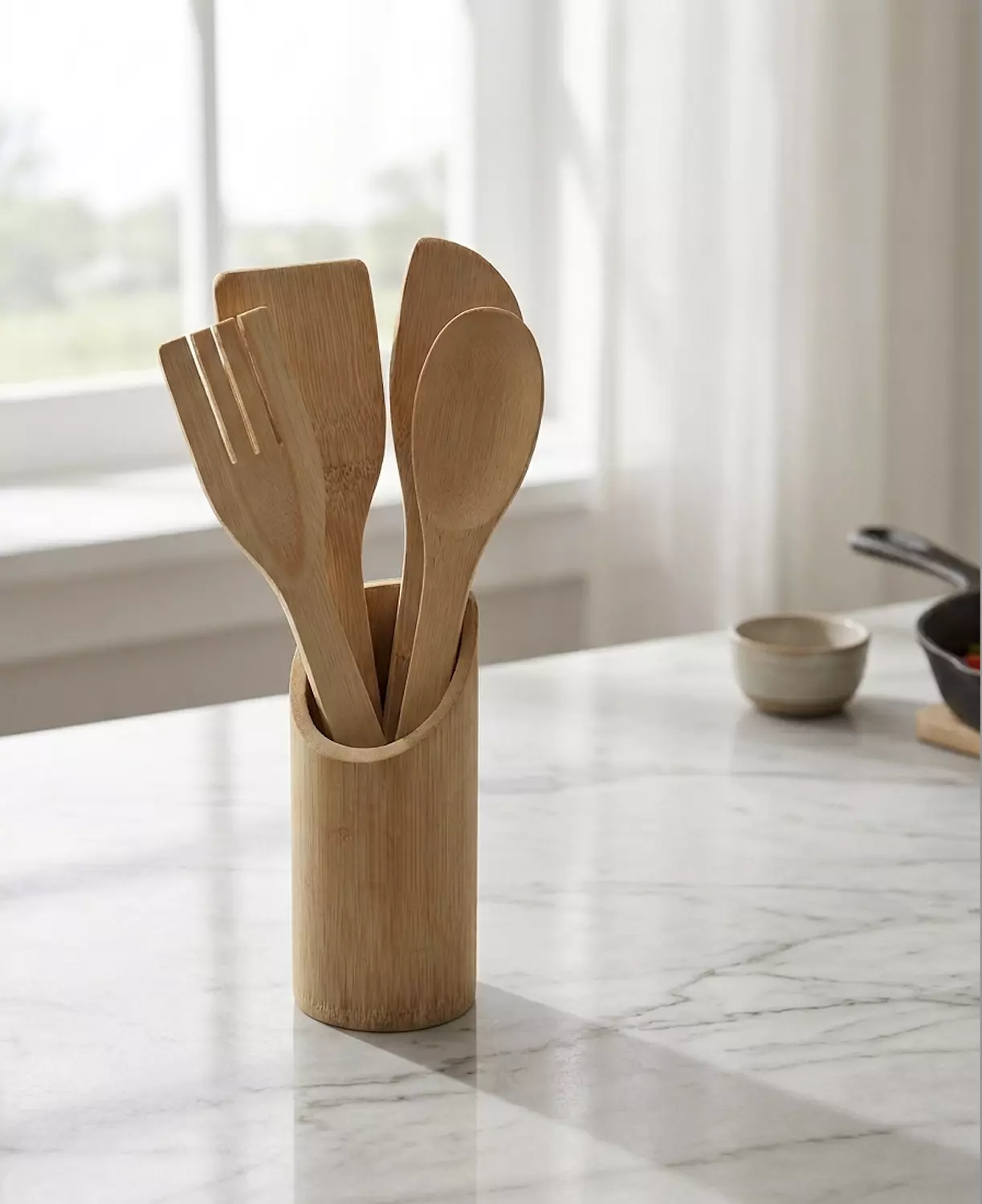Wooden Kitchen Utensils Set  image