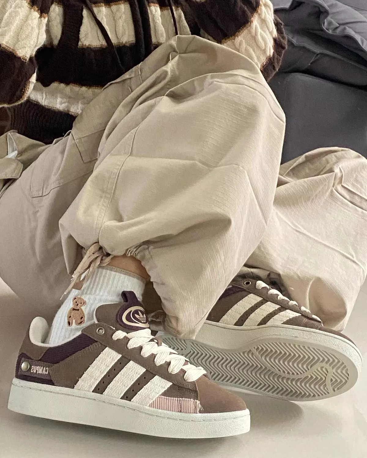 Adidas Campus ‘ Brown White’ image