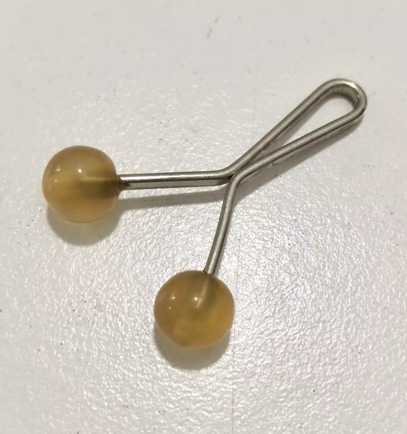 Rounded Pin - Transparent Yellow image