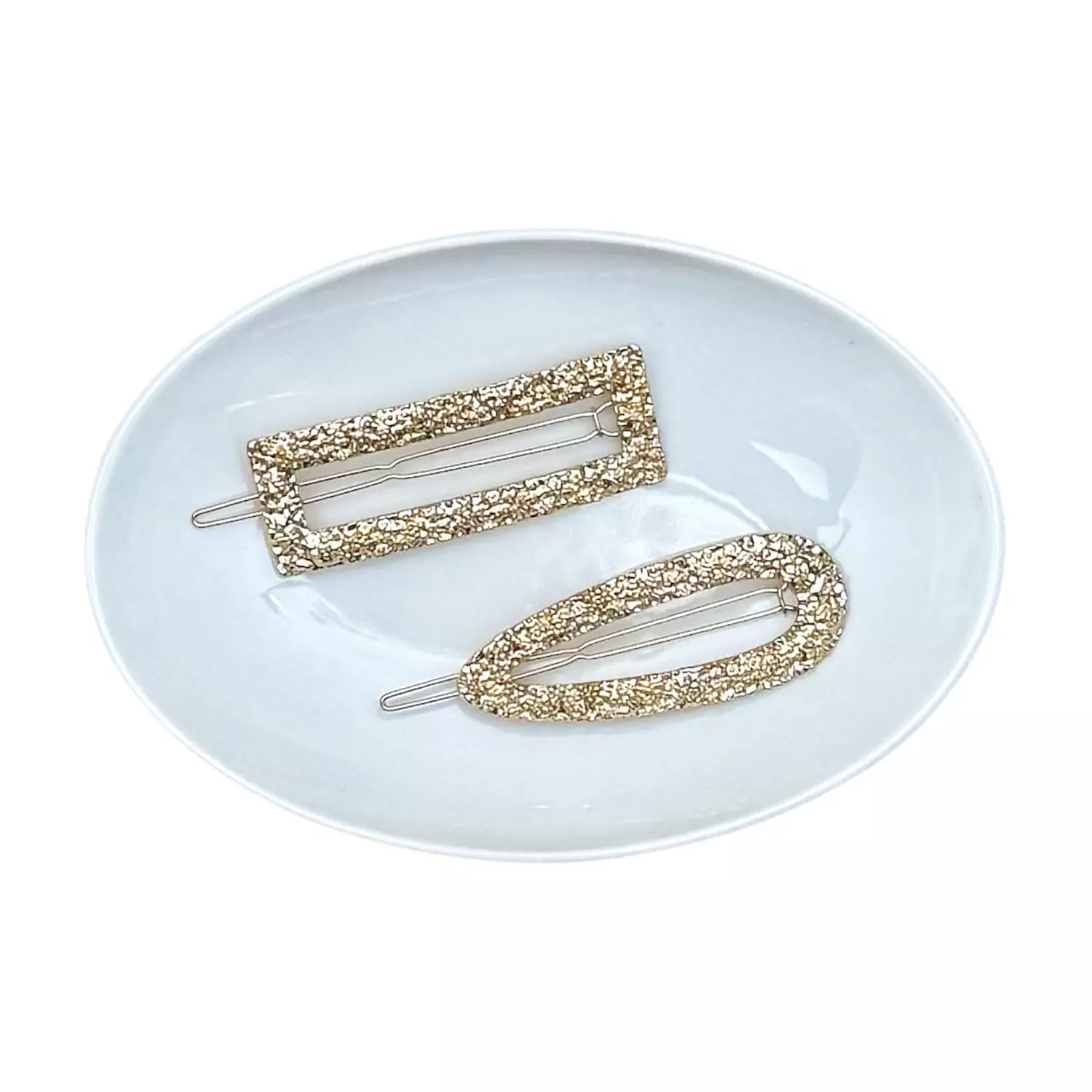 1 Pc Elegant Gold Hair Clip 3