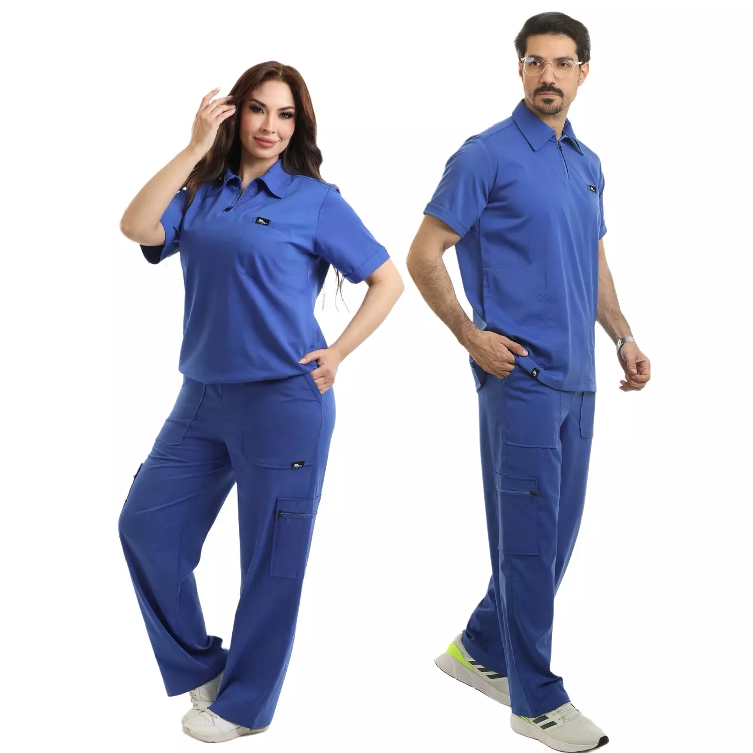 Blue Polo Scrub image